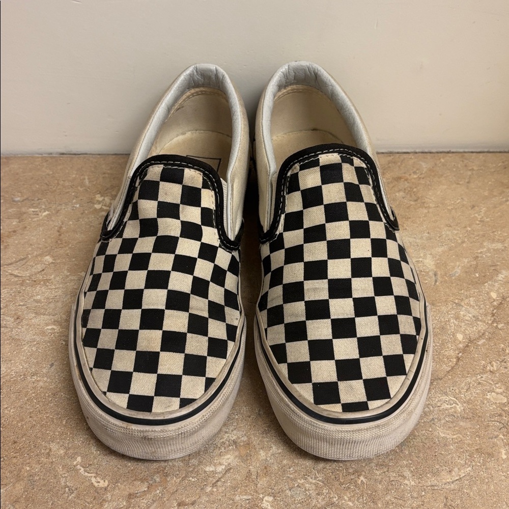 Vans Men's Checkered Slip-On Sneakers